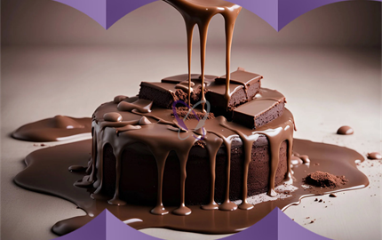 روش شکلات زدن روی کیک